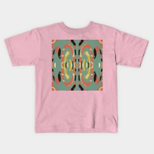 abstract retro vintage colorful Kids T-Shirt